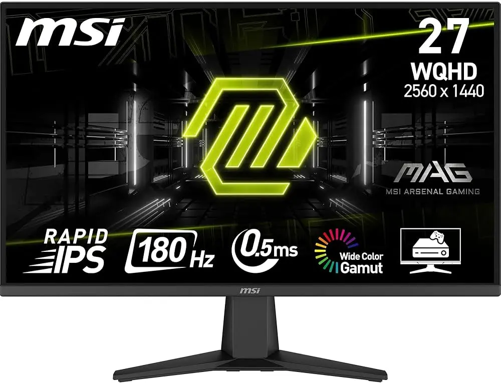 MONITEUR MSI MAG 275QF 180HZ IPS 27 POUCE QHD 2K